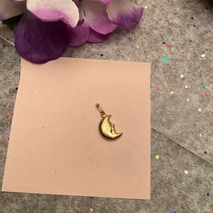 Charm Jewelry- Moon 14k Gold